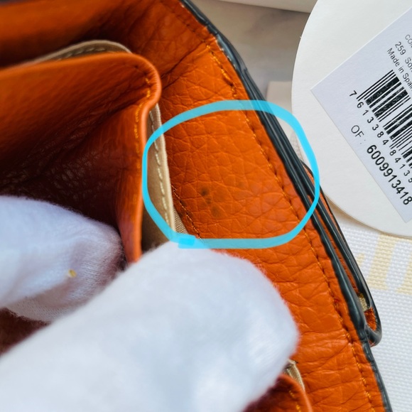 Sold! Chloe Alphabet Trifold Wallet Leather Mini Soft Ebony - Picture 13 of 16